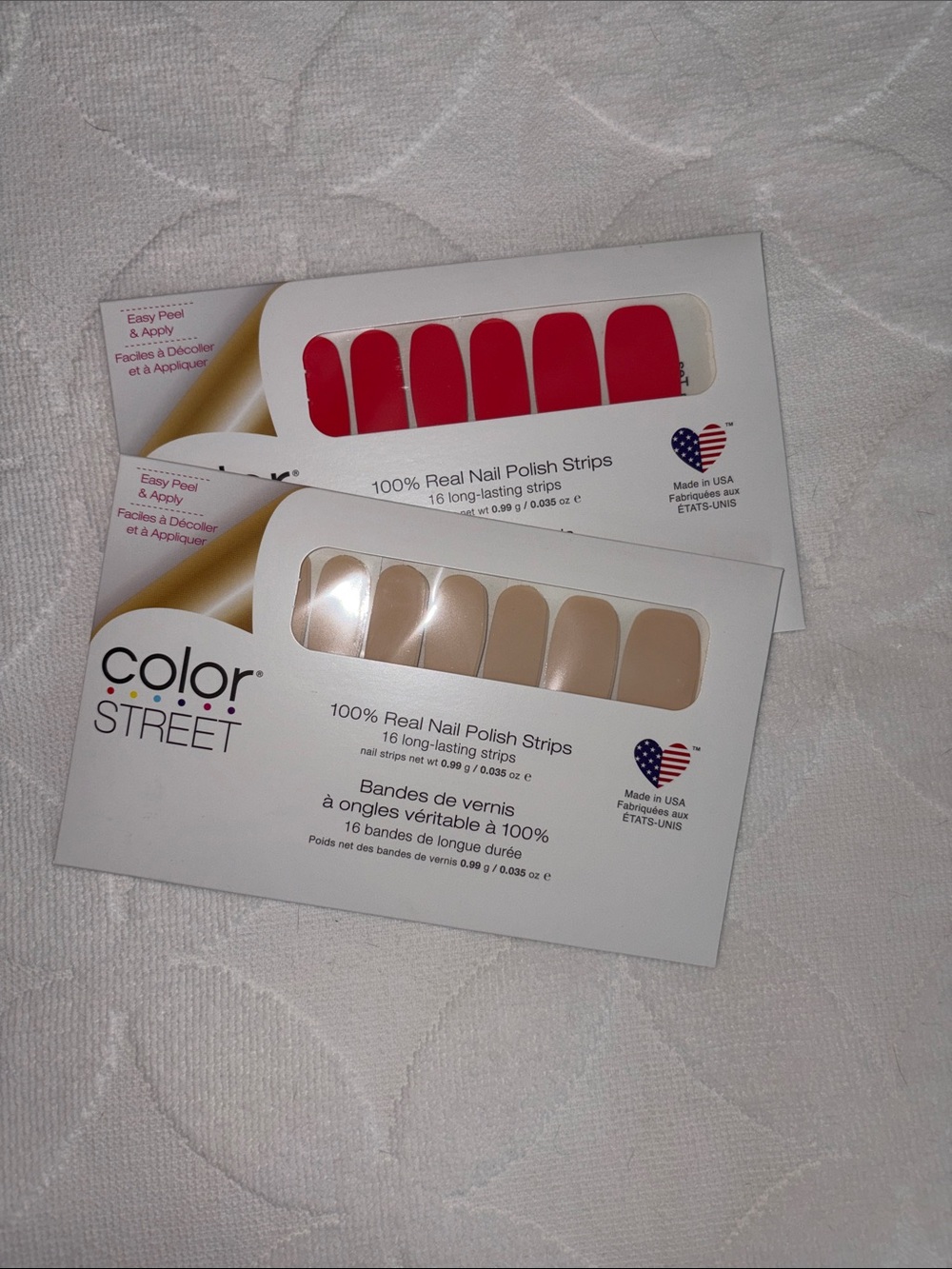 Color Street Nail Polish Strips; two sets